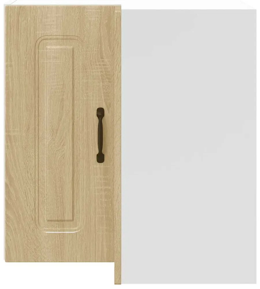 Γωνιακό ντουλάπι κουζίνας "Kalmar" Sonoma Oak Engineered Wood - Καφέ