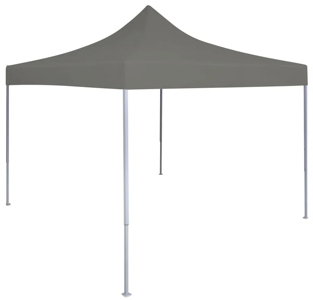 vidaXL Τέντα Εκδηλώσεων Πτυσσόμενη Pop-Up Ανθρακί 3 x 3 μ.