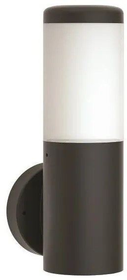 Απλίκα Τοίχου προς τα Επάνω Ε27 IP54 40W ABS Μαύρη 145-20624 Eurolamp-145-20624-Μαύρο 145-20624