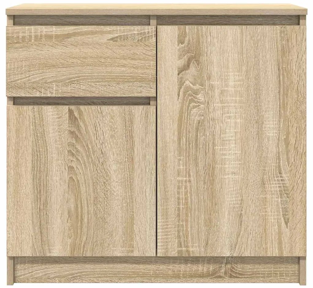 Συρταριέρα με Συρτάρια Sonoma Δρυς 71x35x65 εκ. από Επεξ. Ξύλο - Καφέ