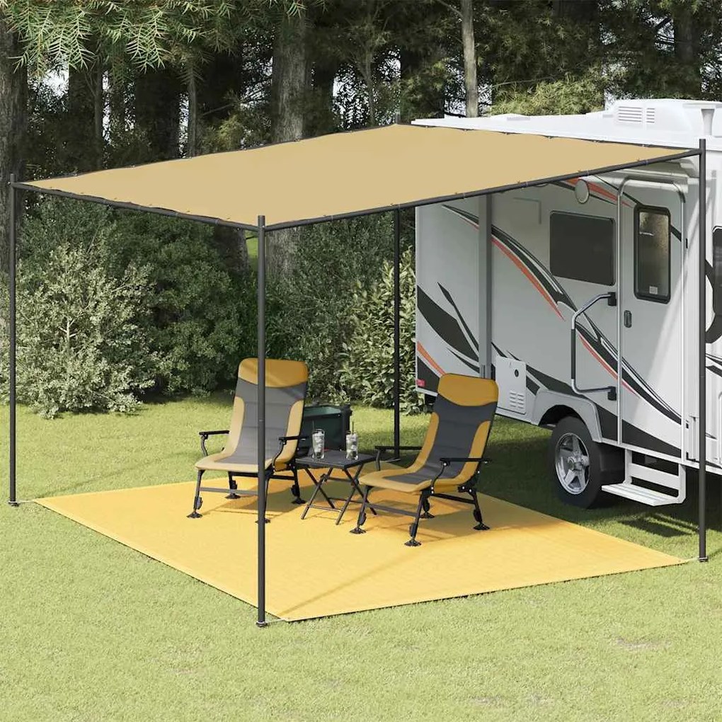 vidaXL Χαλί Σκηνής Μπεζ 300 x 400 εκ.
