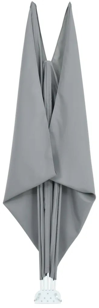 vidaXL Σκίαστρο Βεράντας Πλαϊνό Πτυσσόμενο Γκρι 240 x 160 εκ.