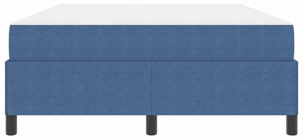 vidaXL Σκελετός Κρεβατιού Μπλε 140 x 200 cm Βελούδο