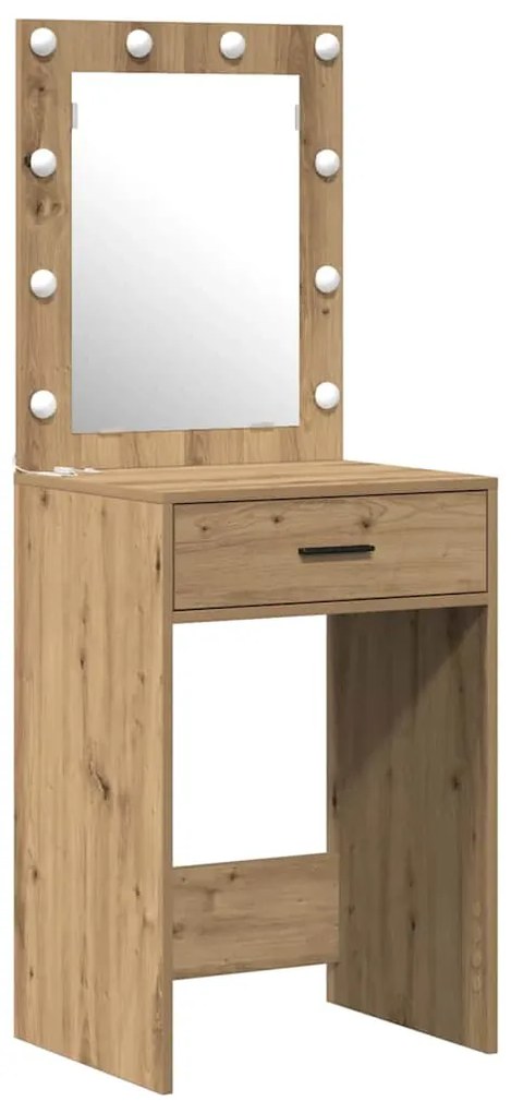 vidaXL Τραπέζι περιποίησης με συρτάρι 2 pcs Καφέ 50 x 41 x 135 εκ