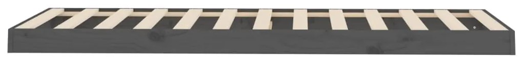 vidaXL Πλαίσιο Κρεβατιού Καφέ 75x190 εκ. Ξύλο Πεύκου Small Single