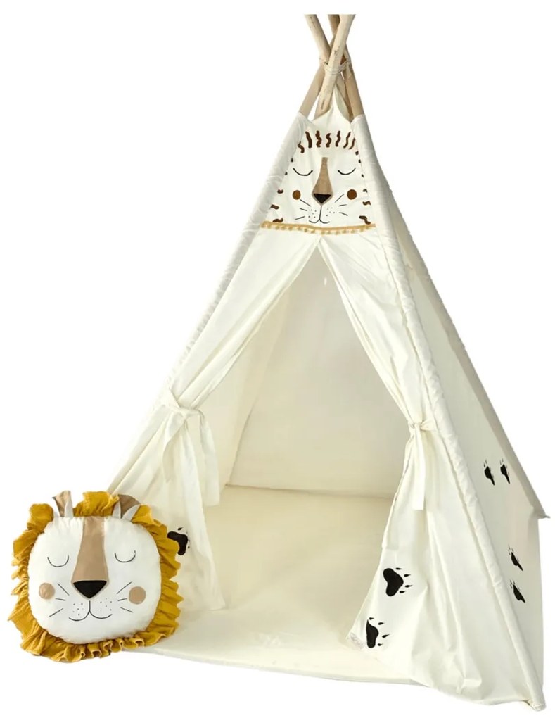 Παιδική Σκηνή - teepee tent Bunny - Ζωγραφισμένη στο χέρι