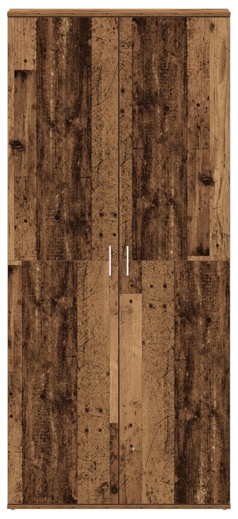 vidaXL Ντουλάπα Παπουτσιών Παλιού Ξύλου 80x39x180 εκ. Επεξεργασμένο Ξύλο