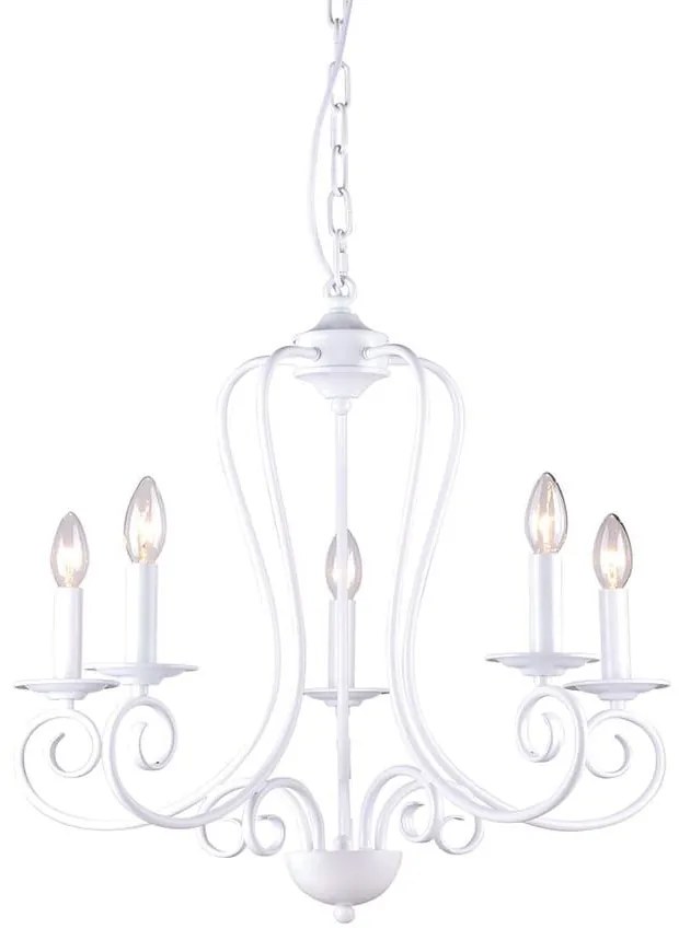 Φωτιστικό Οροφής 77-3658 C114-5 Laro White Mat Homelighting Metal