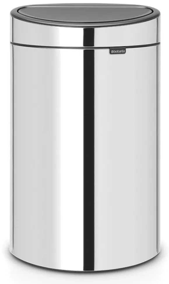 Brabantia 650531 Κάδος Απορριμμάτων Touch Bin New 40L, Briliant Steel
