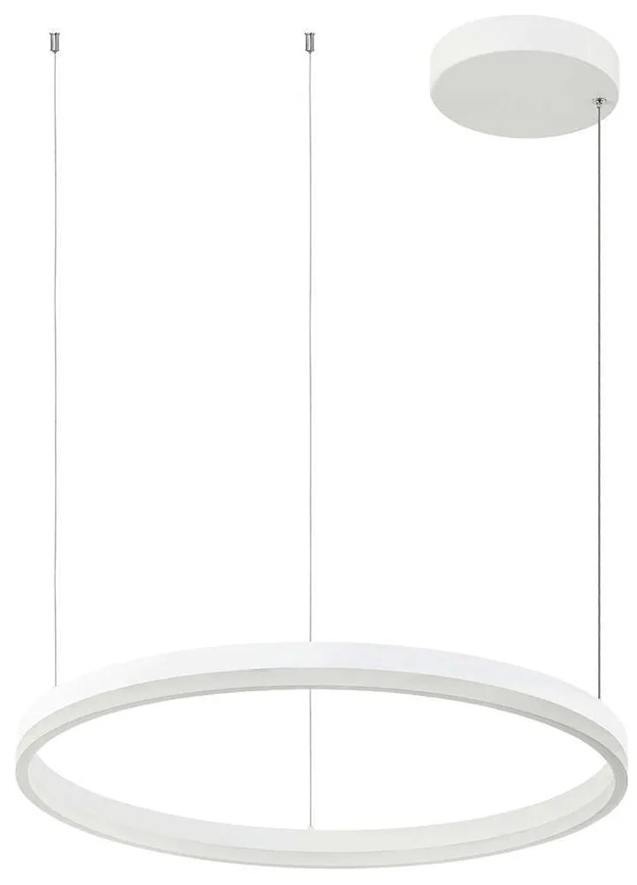 Φωτιστικό Οροφής Κύκλος 20261 Led 3000K 42W Φ60cm White Matt Aluminum,Acrylic