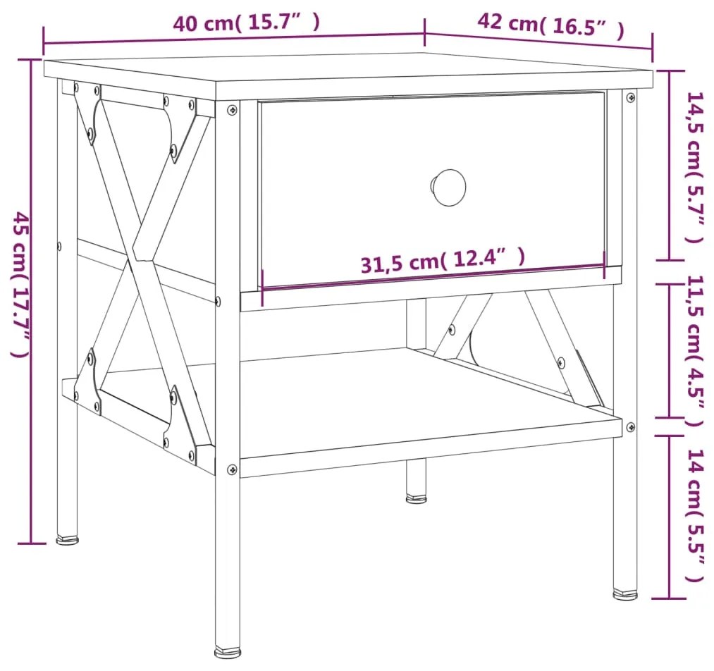 ΚΟΜΟΔΙΝΟ ΚΑΠΝΙΣΤΗ ΔΡΥΣ 40 X 42 X 45 ΕΚ. ΑΠΟ ΕΠΕΞΕΡΓΑΣΜΕΝΟ ΞΥΛΟ 825957