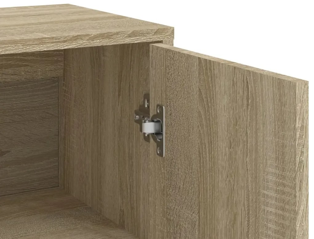 vidaXL Βοηθητικά Ντουλάπια 3 τεμ. Sonoma Δρυς 60x31x84 εκ. Επεξ. Ξύλο