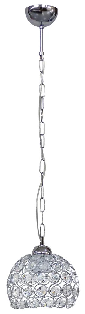 Φωτιστικό Οροφής Μονόφωτο Heronia Chris 01-0288 Nickel