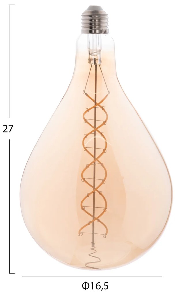 ΛΑΜΠΤΗΡΑΣ LED FILAMENT 8W E27 3000K TEA COLOR DIMMABLE HM4052.02