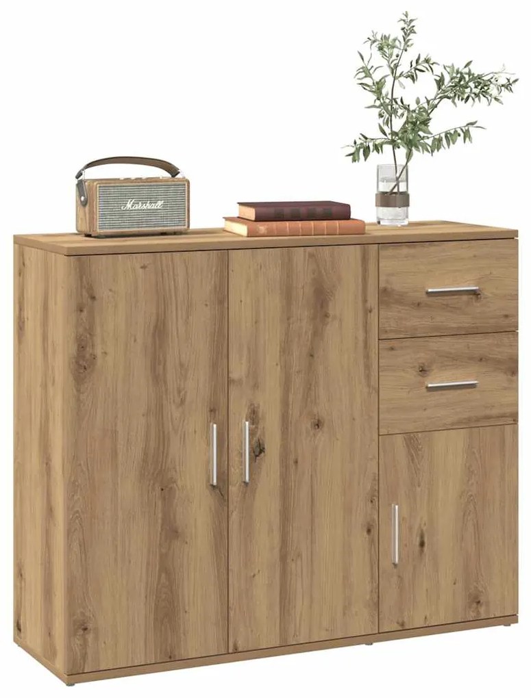 vidaXL Μπουφές από Τεχνητό Δρυς 91x29,5x75 εκ. από Τεχνητό Ξύλο