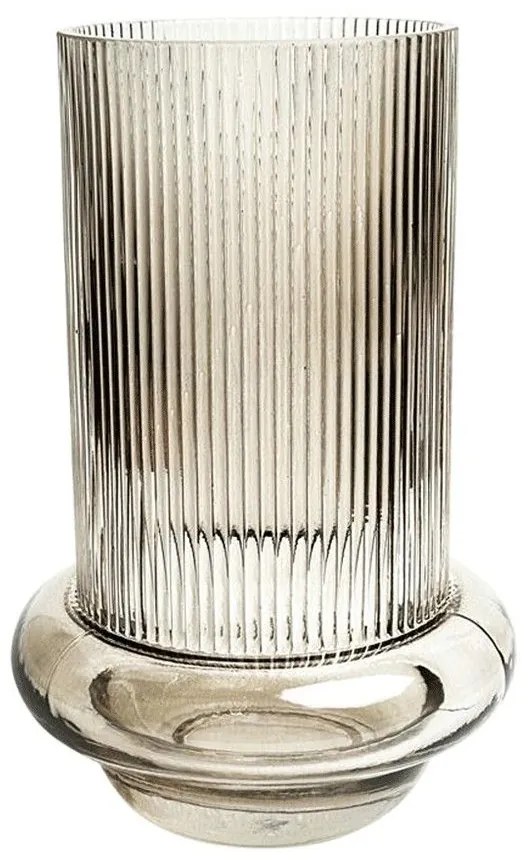 Βάζο 00.03.32534 Φ15x23cm Grey Glass