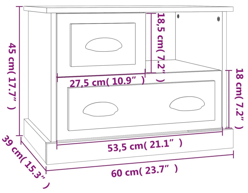 ΚΟΜΟΔΙΝΟ ΚΑΠΝΙΣΤΗ ΔΡΥΣ 60X39X45 ΕΚ. 816365