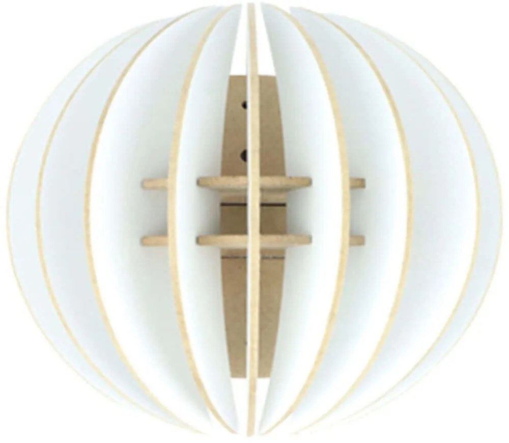 Φωτιστικό Τοίχου - Απλίκα 390FLH2113 19,5x16,5x19,5cm E27 40W White Opviq