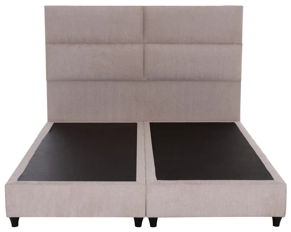 ΚΡΕΒΑΤΙ MILO HM616.32 ΜΠΕΖ ΥΦΑΣΜΑ ΓΙΑ ΣΤΡΩΜΑ 160x200εκ