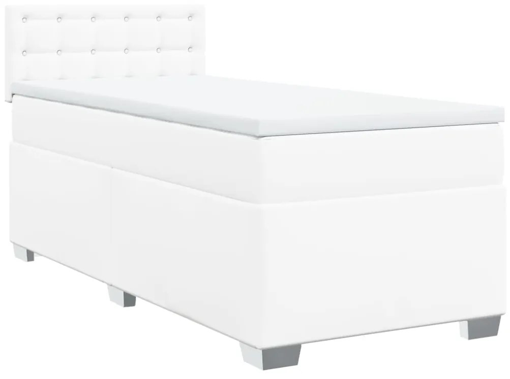 ΚΡΕΒΑΤΙ BOXSPRING ΜΕ ΣΤΡΩΜΑ ΛΕΥΚΟ 90X200ΕΚ. ΑΠΟ ΣΥΝΘΕΤΙΚΟ ΔΕΡΜΑ 3286105