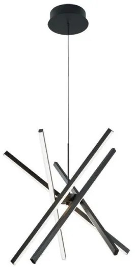 Κρεμαστό Φωτιστικό Οροφής LED 49W IP20 3CCP Ray 4301300 Viokef 4301300 Μαύρο