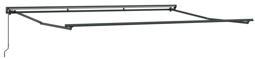 vidaXL Μερική Κασετίνα Αυλή Frame Ανακλινόμενη Χειροκίνητη Μεταλλική