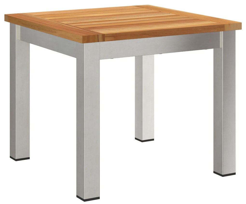 vidaXL Σετ Εξωτερικής Τραπέζης 3 pcs Μασίφ ξύλο teak