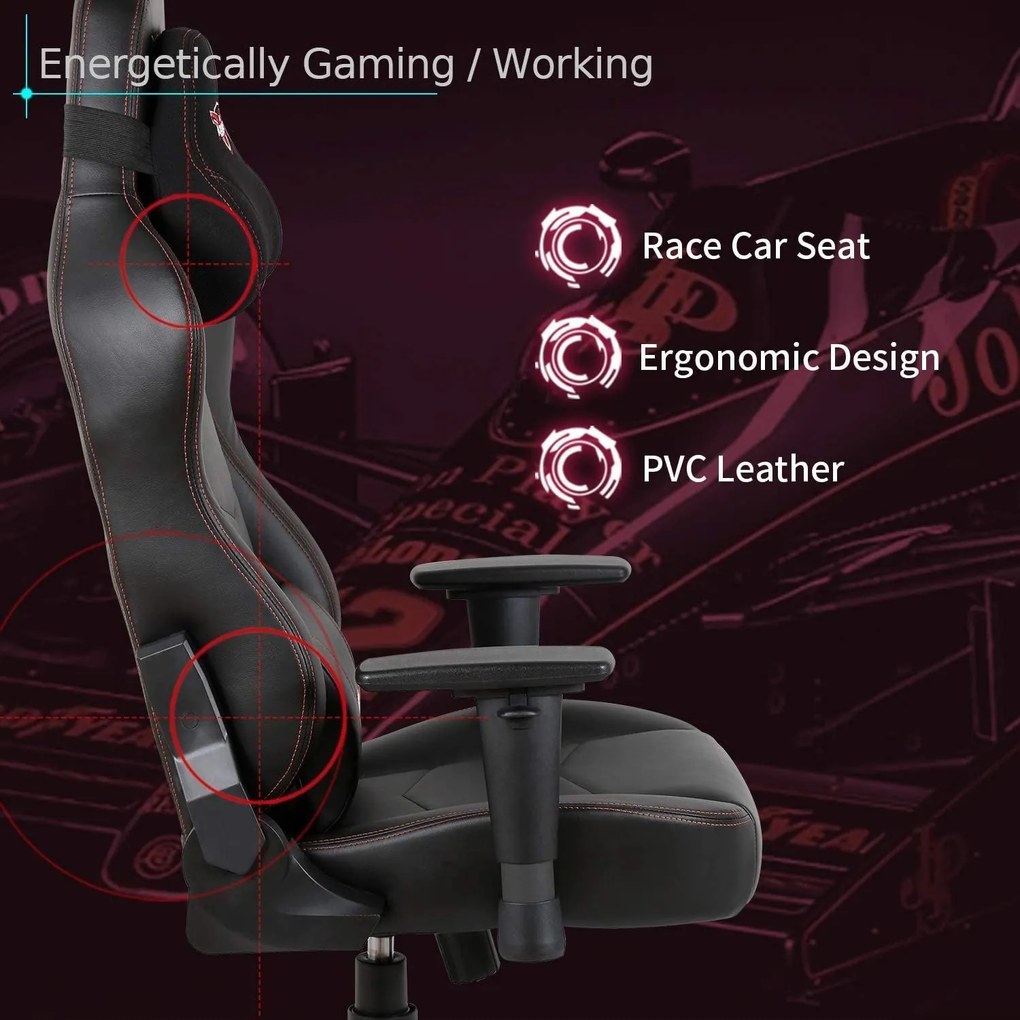 Gaming Καρέκλα - Eureka Ergonomic® ERK-GC-02