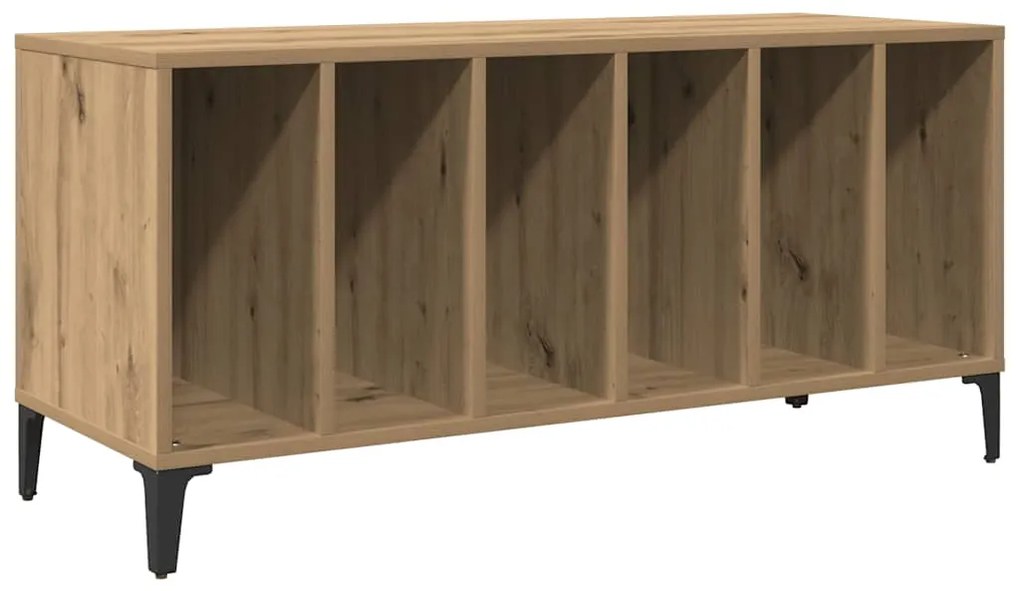 vidaXL Έπιπλο Δίσκων τεχνίτης Δρυς 100x38x48 εκ από Επεξεργασμένο Ξύλο