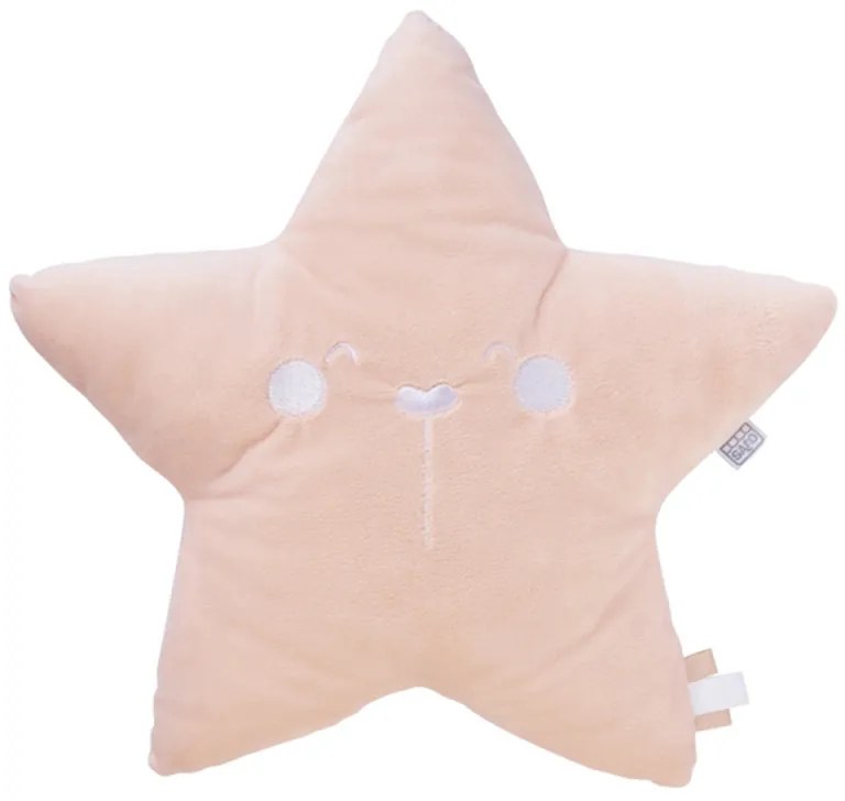 Διακοσμητικό Μαξιλάρι Βελουτέ 2 Όψεων (Φ34) Saro Star Σομόν 31721