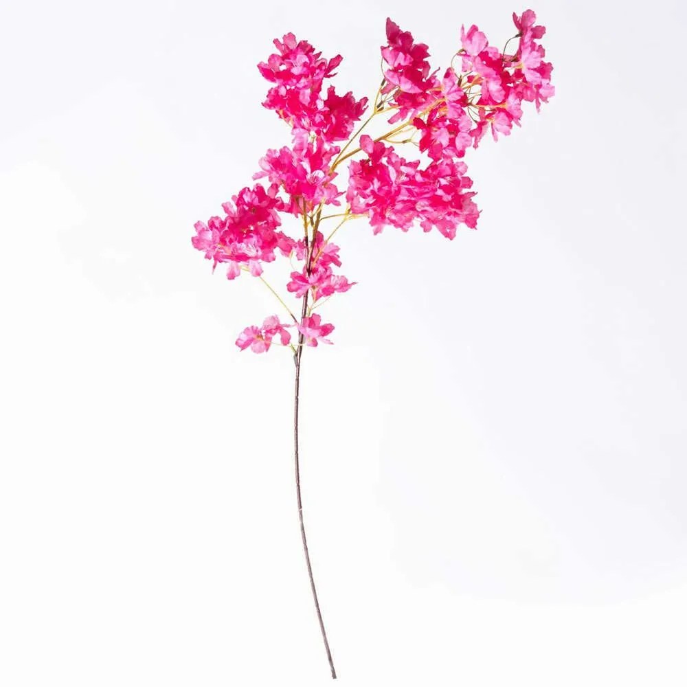 Τεχνητό Κλωνάρι Αμυγδαλιά 6951-7 15x100cm Fuchsia Supergreens Polyethylene