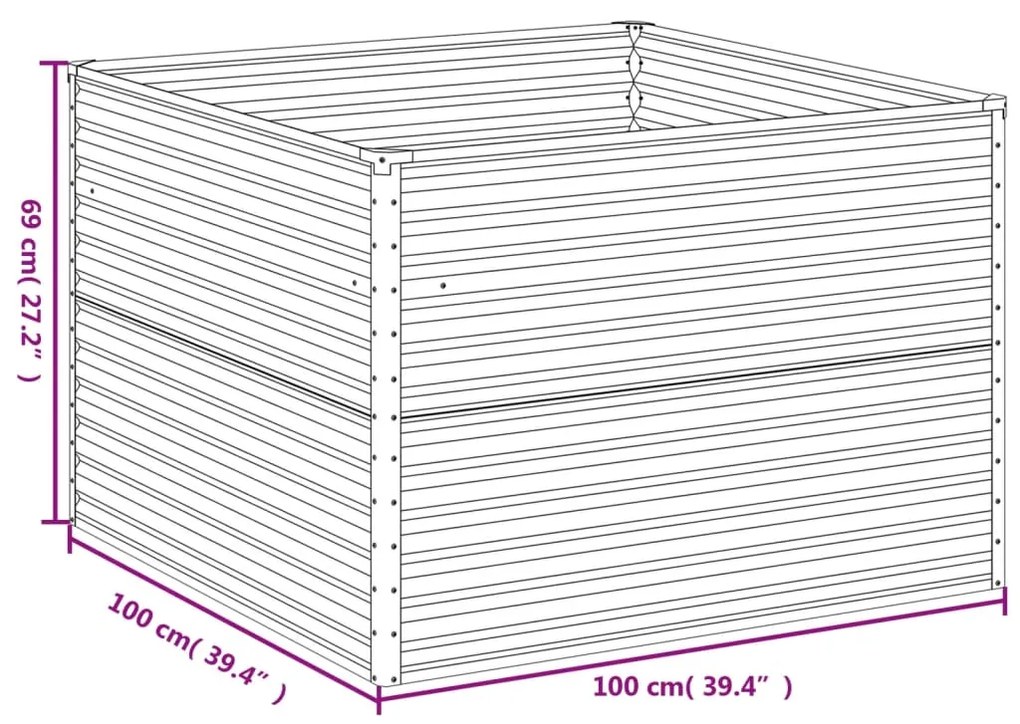 ΖΑΡΝΤΙΝΙΕΡΑ 100 X 100 X 69 ΕΚ. ΑΠΟ ΑΤΣΑΛΙ ΣΚΛΗΡΥΘΕΝ ΣΤΟΝ ΑΕΡΑ 152002