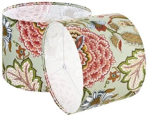 VEVOR Drum Lamp Shade 2 Set 13 x 13 x 10 in Medium Round Lampshade (Dark Floral)