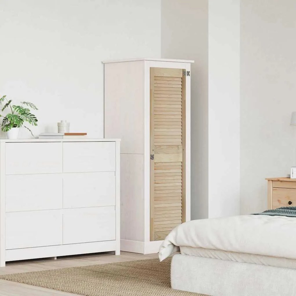 vidaXL Πόρτα Ντουλάπας Φυσικό 140.5 x 2.1 x 49.5 cm Μασίφ ξύλο πεύκου