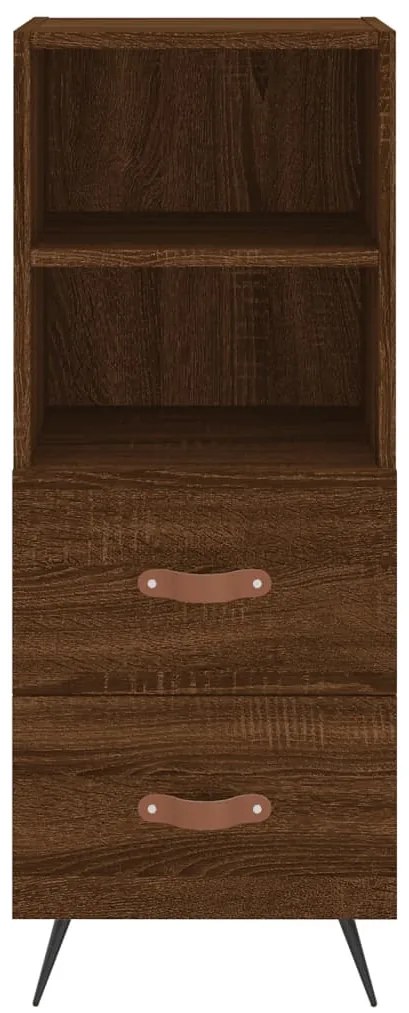 vidaXL Ντουλάπι Καφέ Δρυς 34,5 x 34 x 90 εκ. Επεξεργασμένο Ξύλο