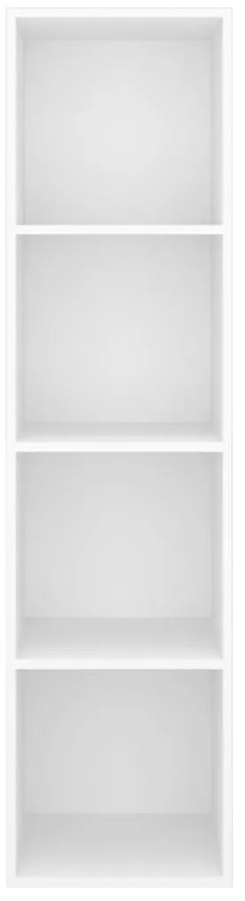 vidaXL Έπιπλο Τηλεόρασης Κρεμαστό Λευκό 37x37x142,5 εκ. από Επεξ. Ξύλο