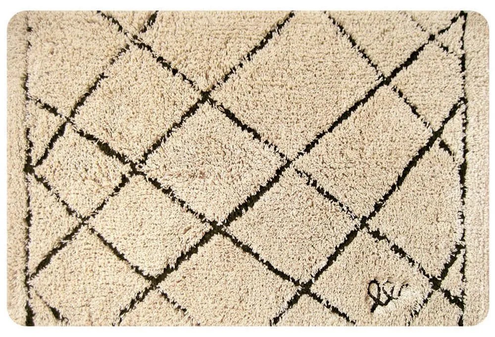 Πατάκι Μπάνιου Berbero 005 Beige Sdim 50X90 100% Cotton