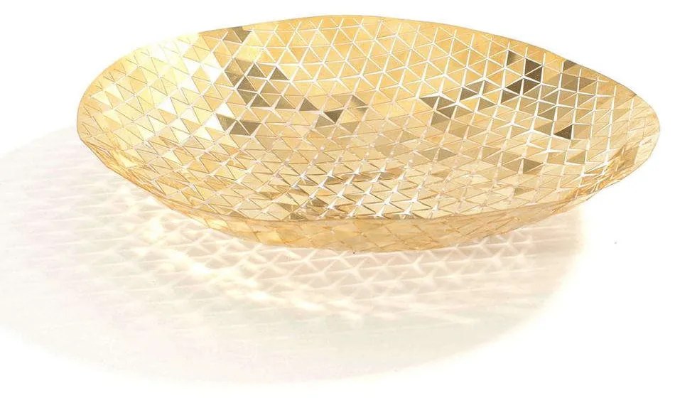 Διακοσμητικό Μπωλ Push PMX-B Φ24cm Gold Fundamental Metal