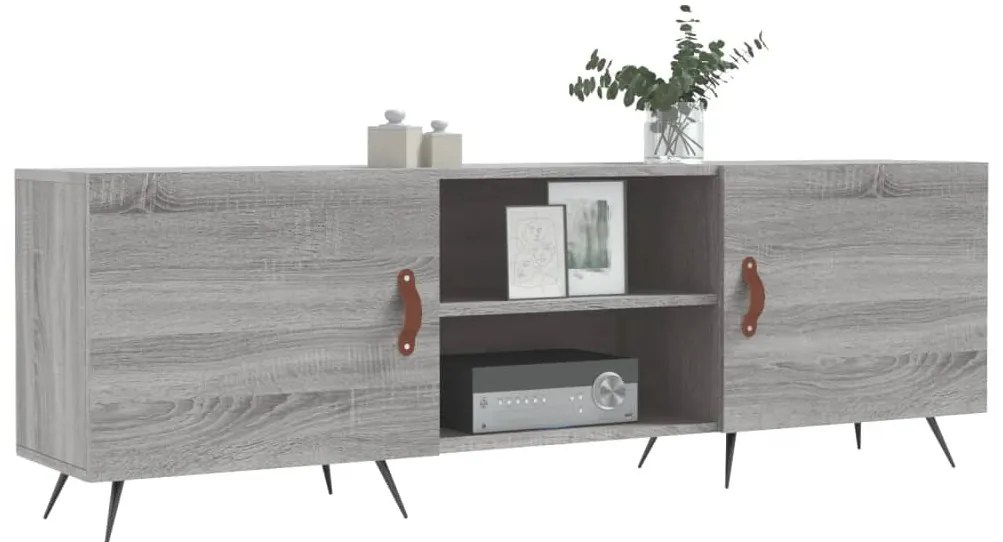 vidaXL Έπιπλο Τηλεόρασης Γκρι Sonoma 150x30x50 εκ. από Επεξεργ. Ξύλο