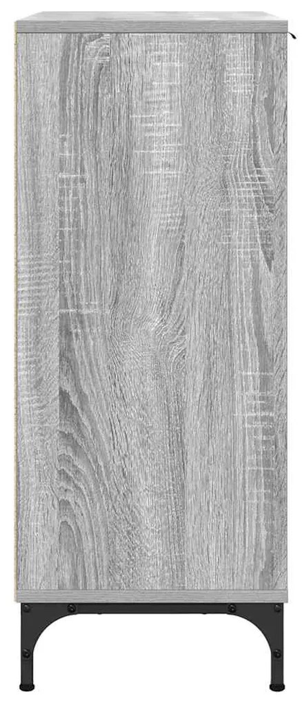 vidaXL Πλαϊνό γραφείο Γκρίζο Σονομα 69,5 x 33 x 82 εκ.