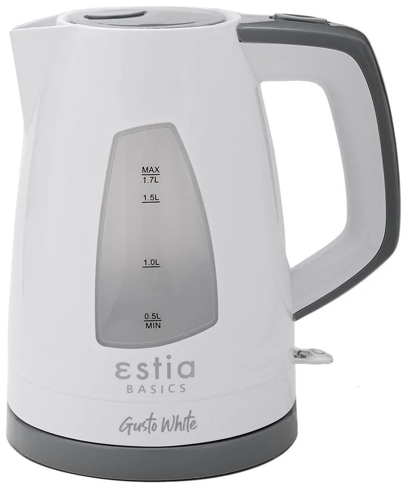 Βραστήρας 2200w 1,7lt Πλαστικός Λευκός Estia Home Art Gusto White 06-11932