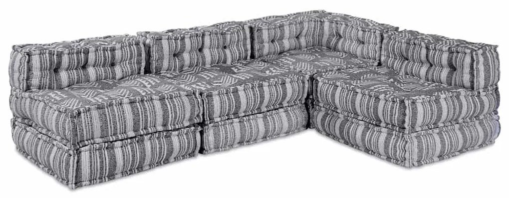vidaXL Μαξιλάρι 4 pcs Ανοιχτό γκρι 70 x 70 x 54 εκ Πολυεστέρας
