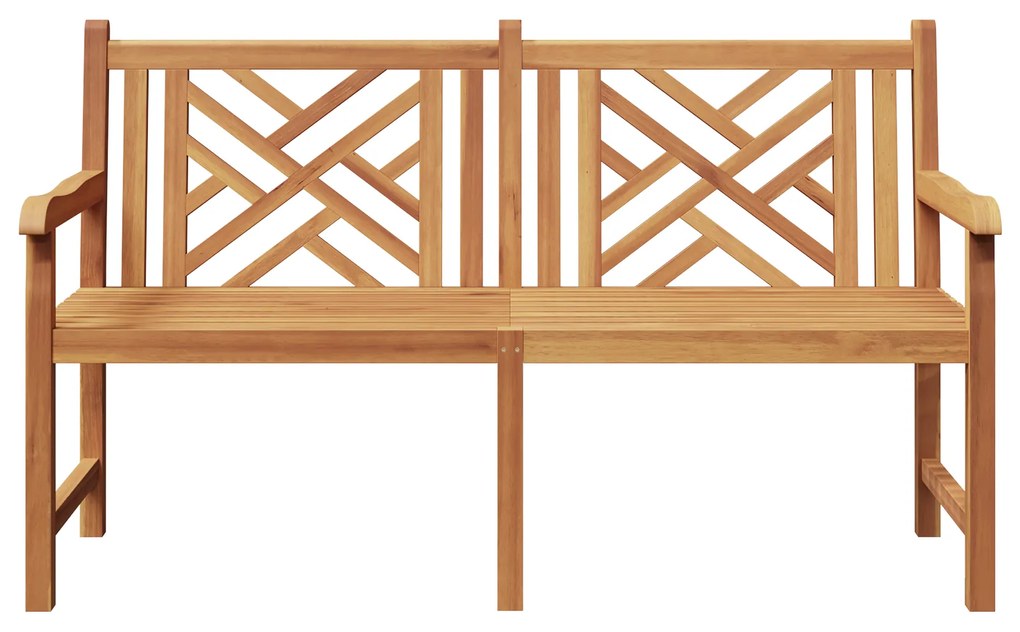 vidaXL Παγκάκι κήπου Καφέ 150 x 60 x 90 εκ Μασίφ ξύλο teak