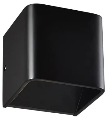 Απλίκα Φωτιστικό Τοίχου LED 1X3W 230V 3000K NEPHELE Aca-L35037BK-Μαύρο L35037BK