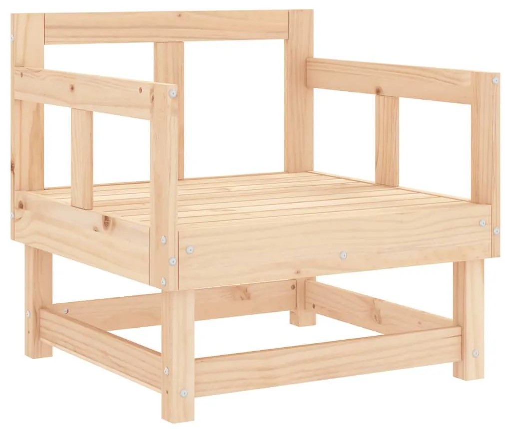 vidaXL Καρέκλες Κήπου με Μαξιλάρια 2 τεμ. από Μασίφ Ξύλο Πεύκου