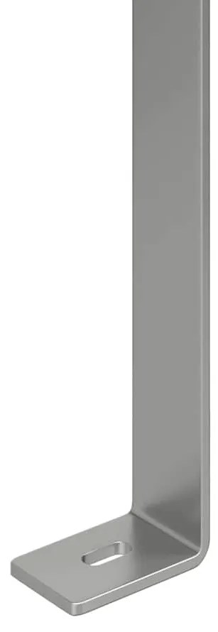 vidaXL Καπνοδόχος Ασημί 50 x 50 x 37 εκ Ανοξείδωτο ατσάλι