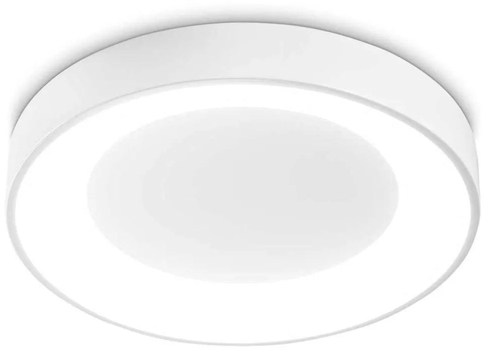 Φωτιστικό Οροφής - Πλαφονιέρα Planet 312347 Φ40x5cm Led 2000lm 22W 3000K White Ideal Lux