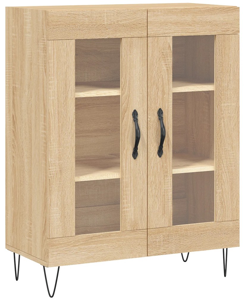 vidaXL Ντουλάπι Sonoma Δρυς 69,5 x 34 x 90 εκ. από Επεξεργασμένο Ξύλο
