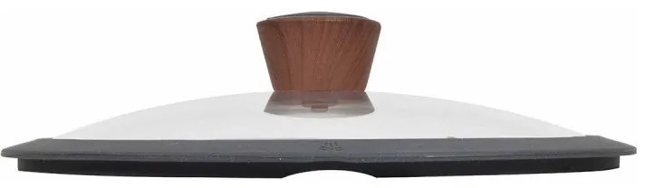 ESTIA ΚΑΠΑΚΙ STONE ΓΥΑΛΙΝΟ ΠΥΡΑΝΤΟΧΟ 28cm
