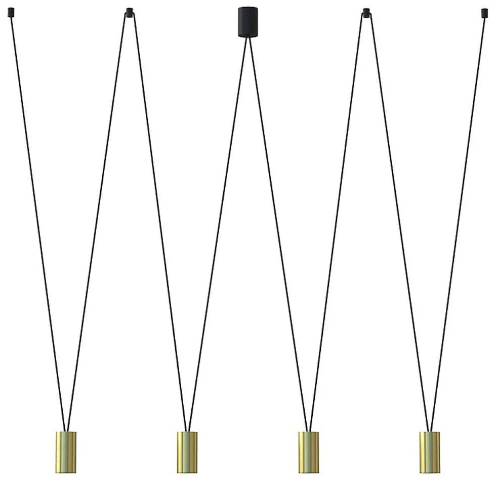 Φωτιστικό Οροφής More Eye 7610 4x10W GU10 Solid Brass Nowodvorski Metal